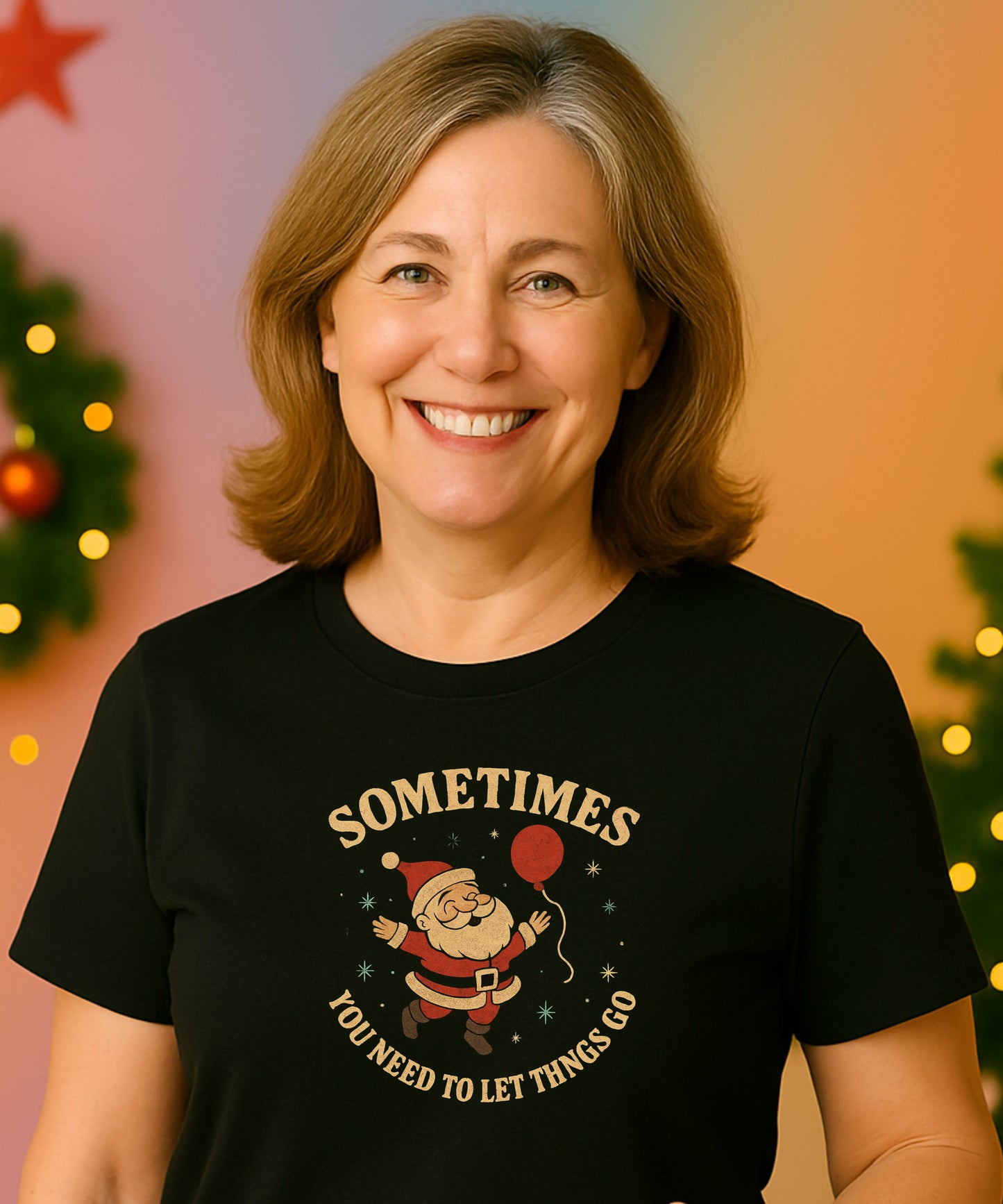 Santa Sometimes Tee