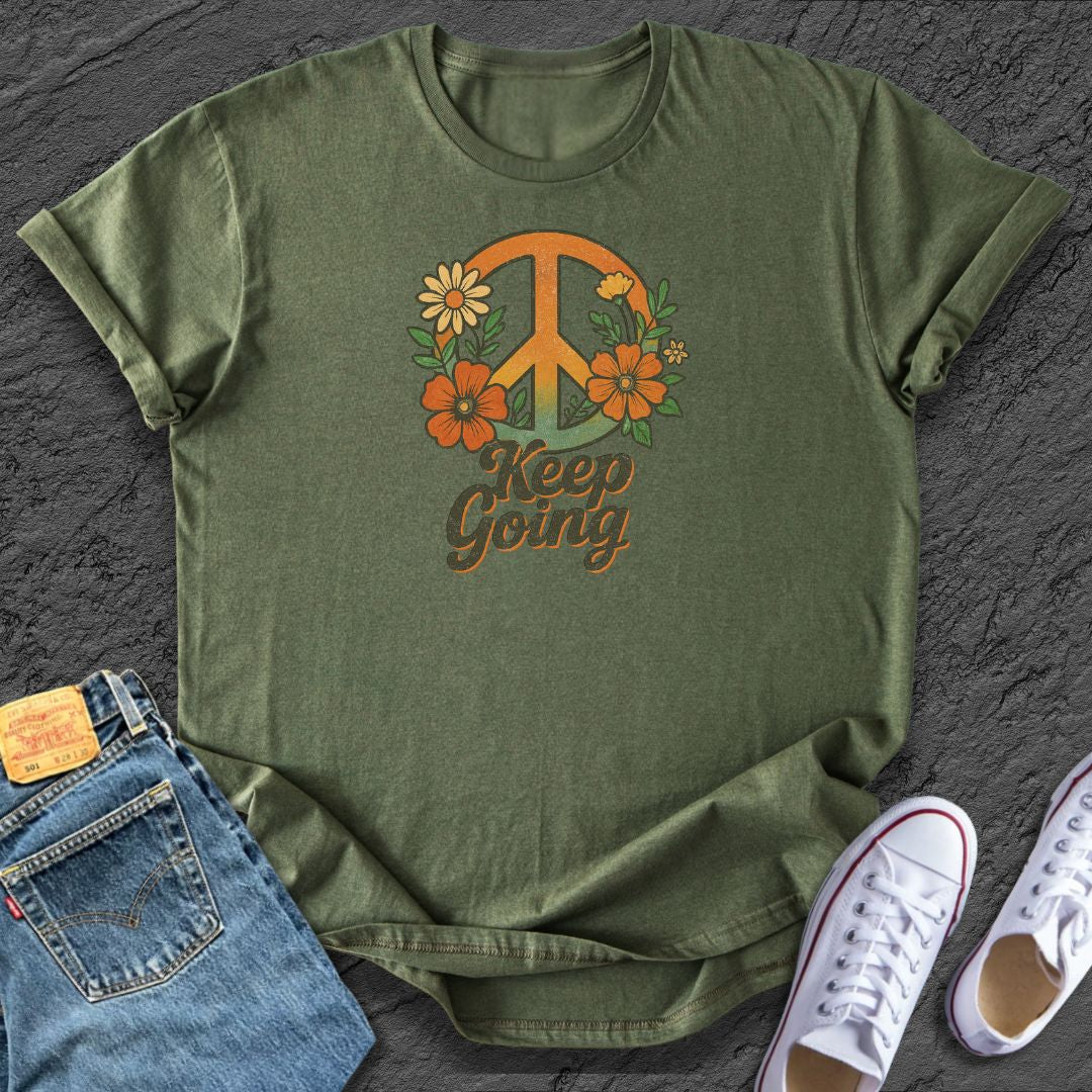Keep Going Peace Tee