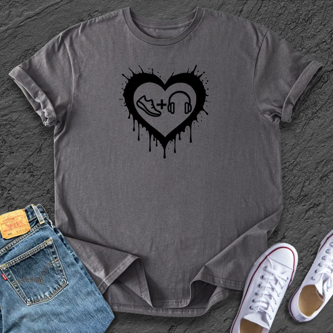 Running Heartbeat Tee