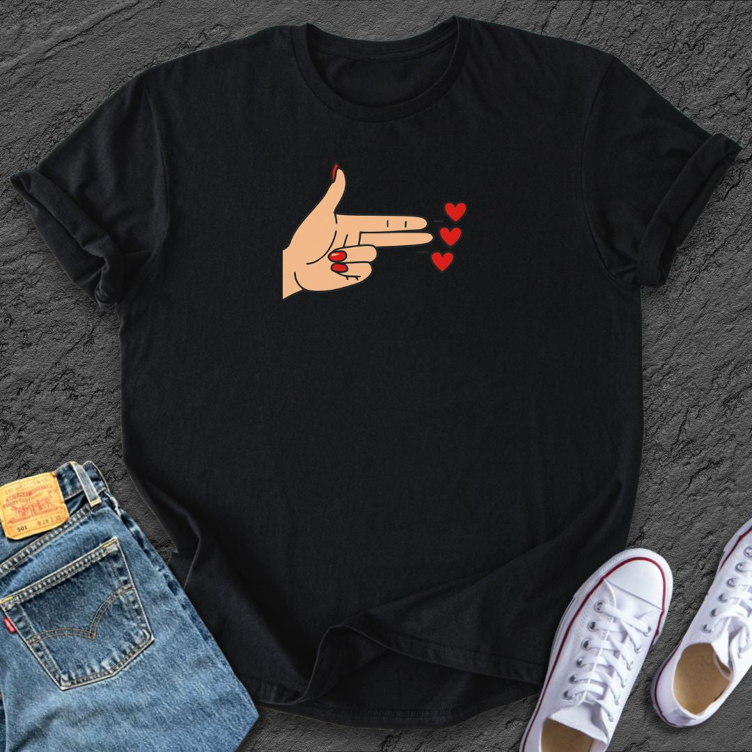 Shoot Hearts Tee