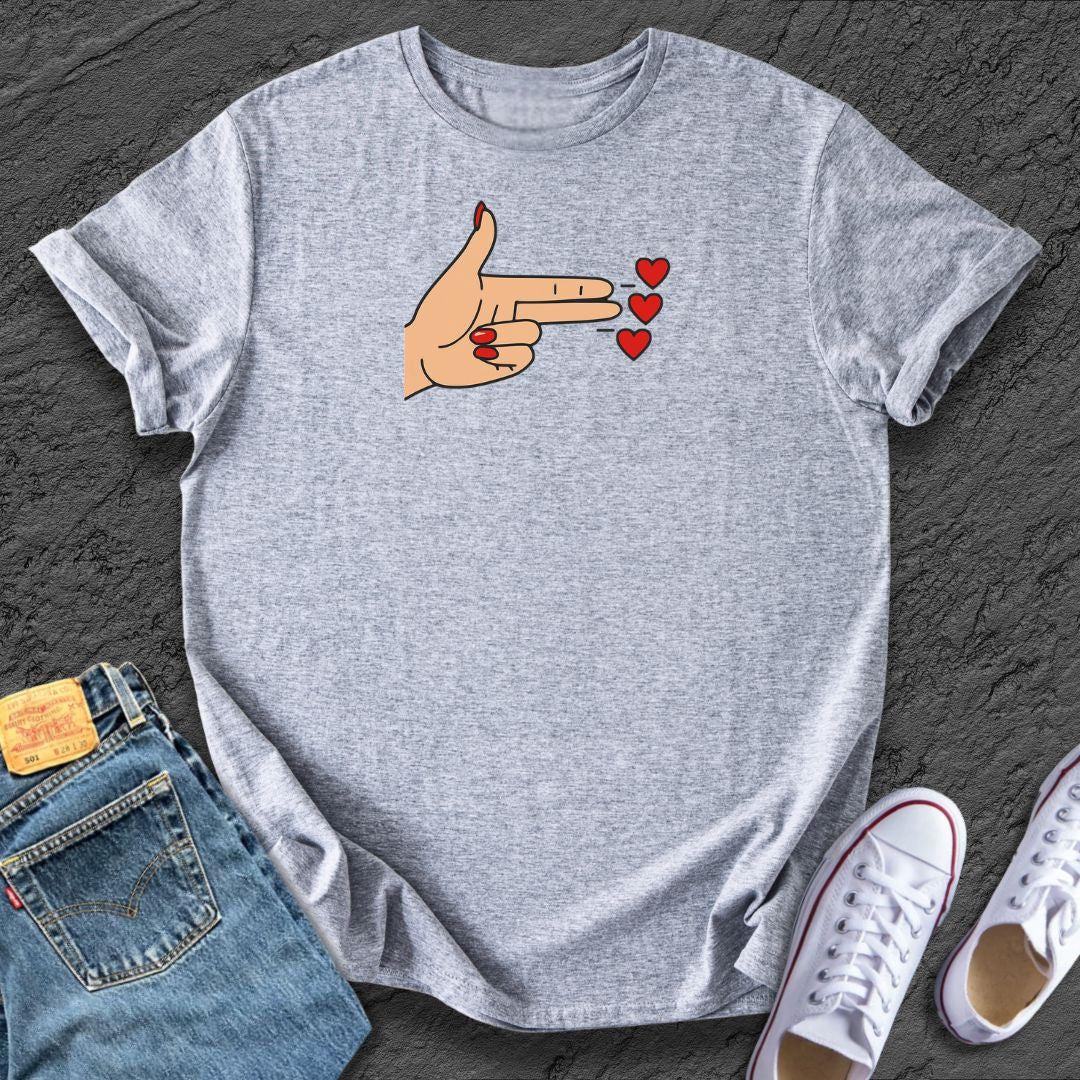 Shoot Hearts Tee