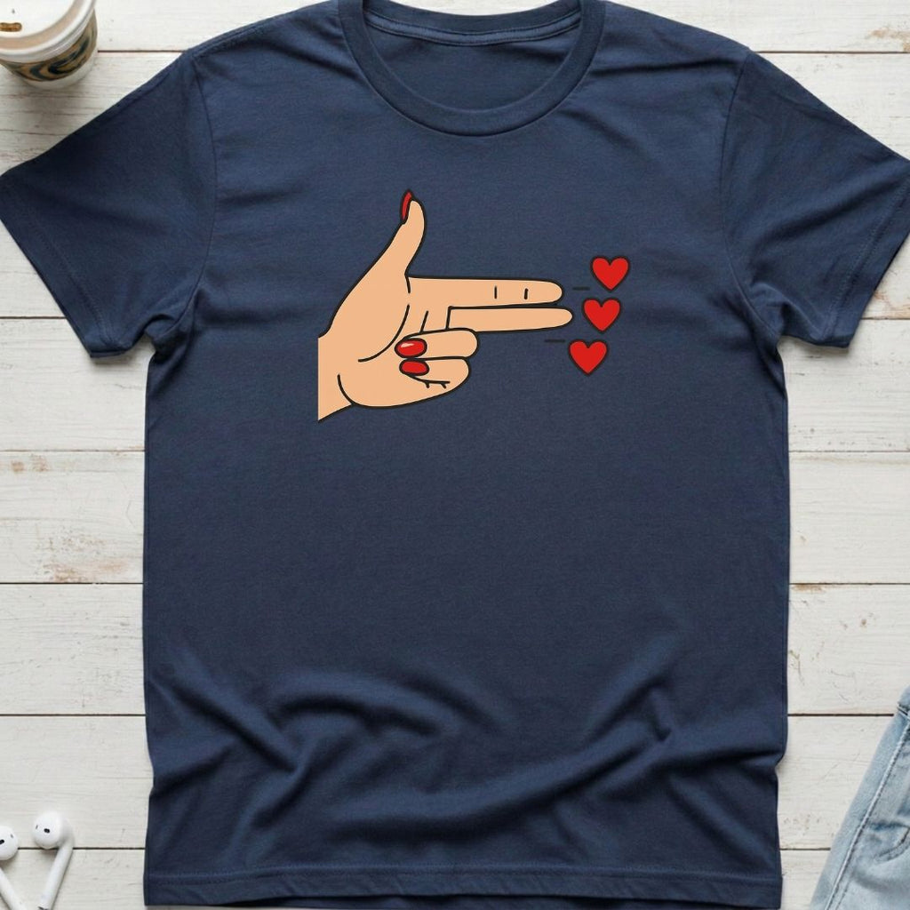 Heart Finger Tee