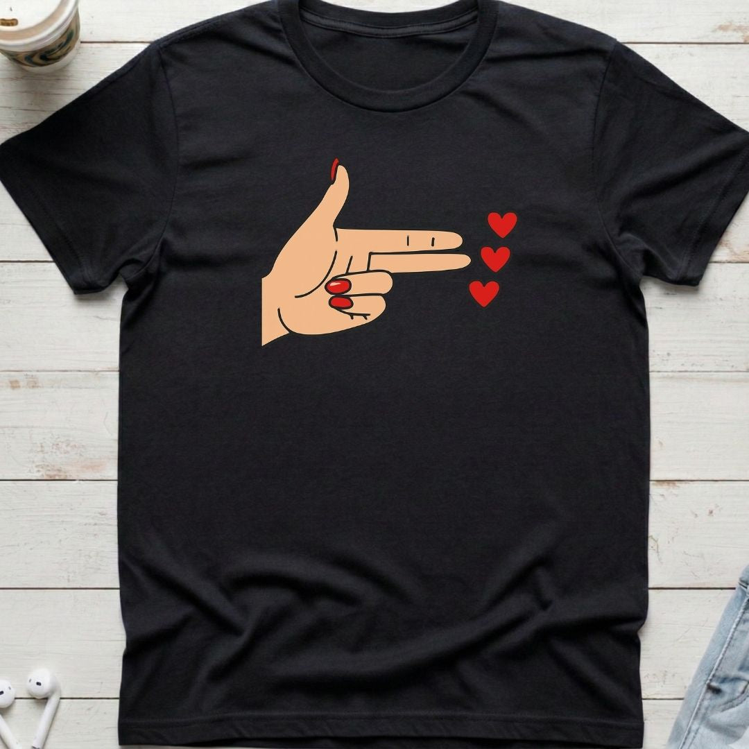 Heart Finger Tee