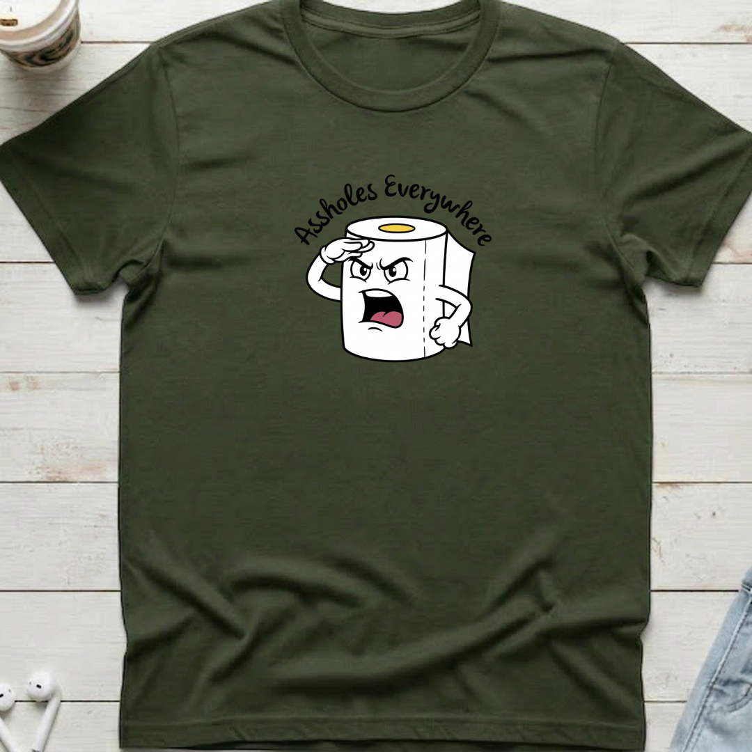 Angry Toilet Paper Tee