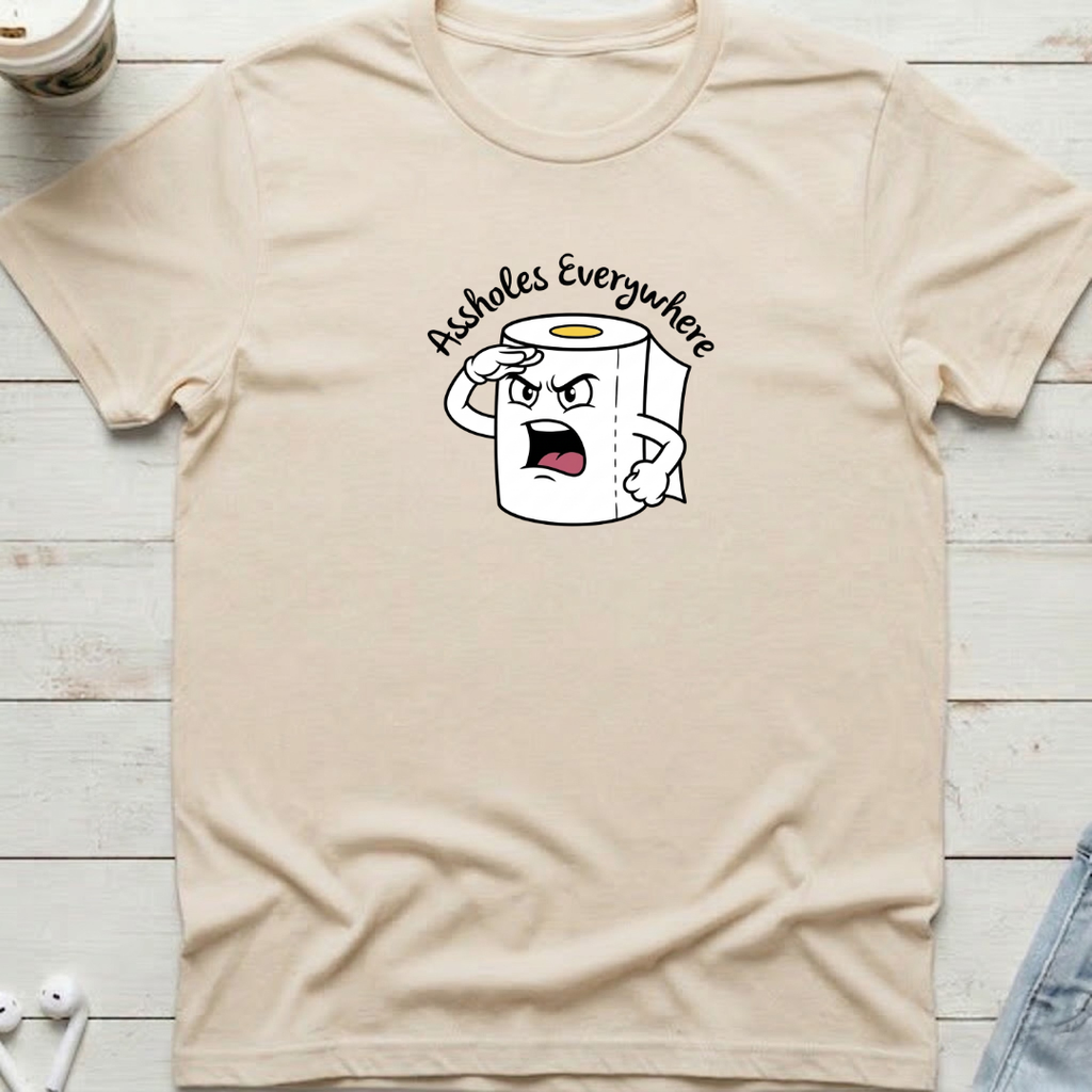 Angry Toilet Paper Tee