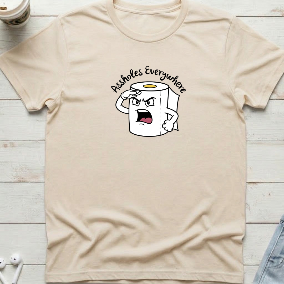 Angry Toilet Paper Tee