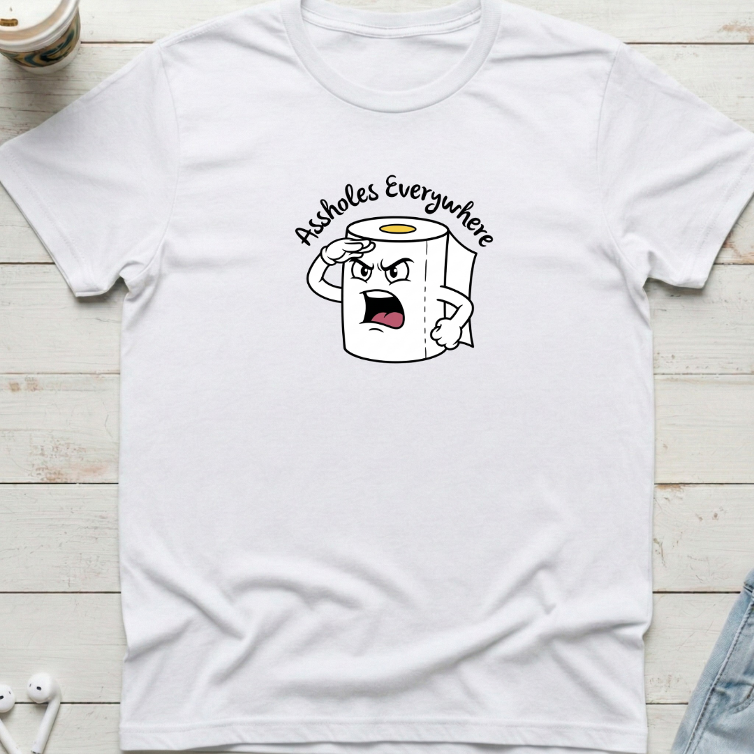 Angry Toilet Paper Tee