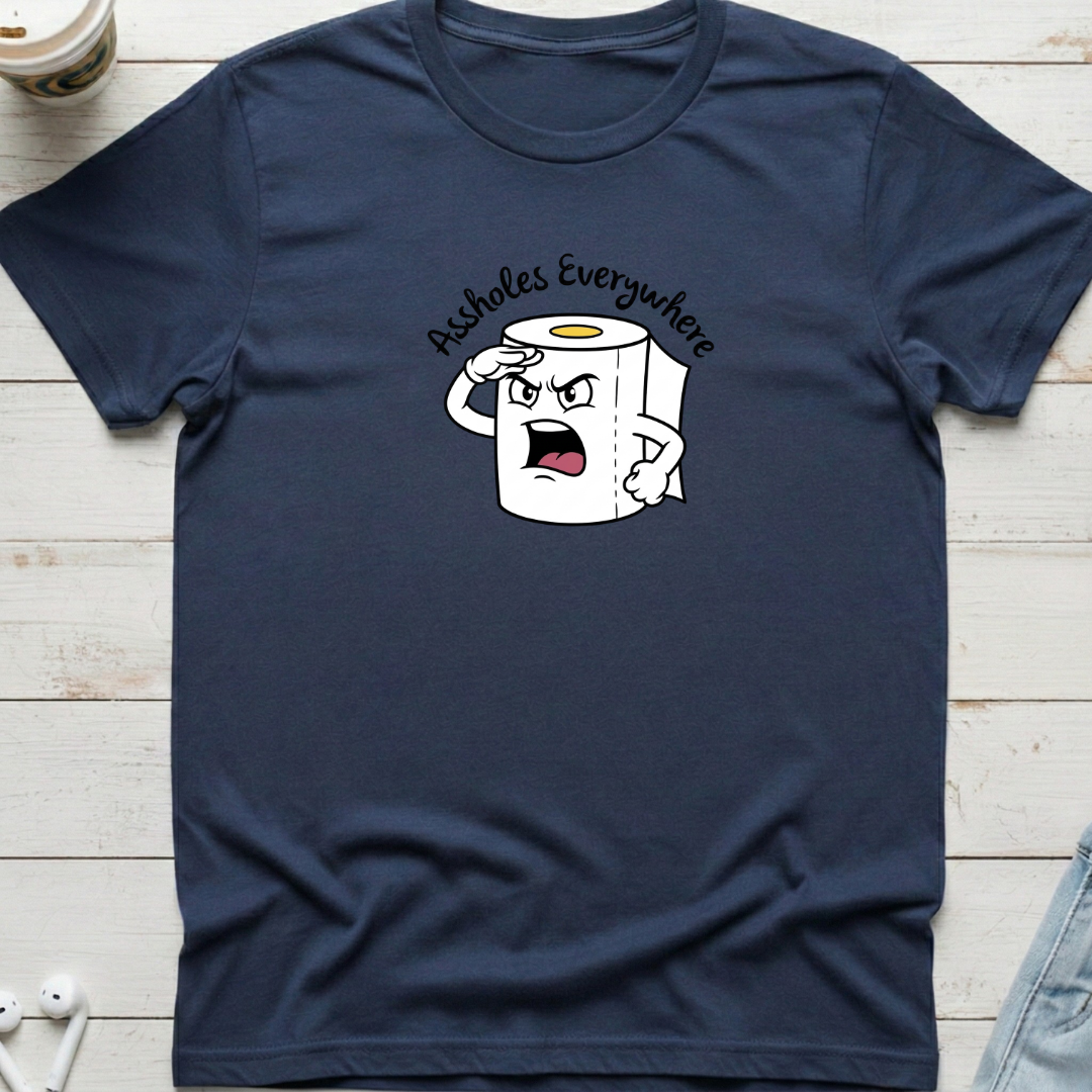Angry Toilet Paper Tee