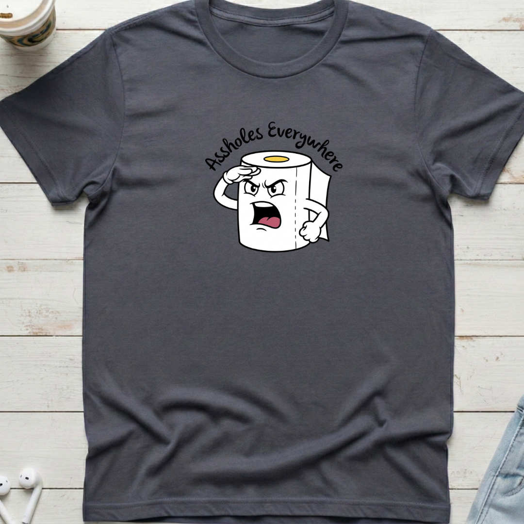 Angry Toilet Paper Tee