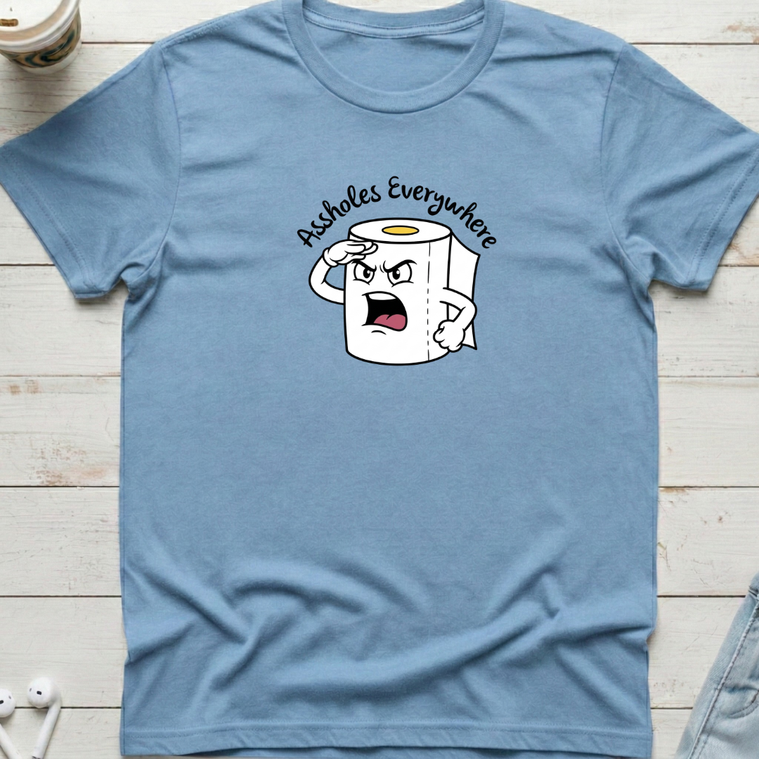 Angry Toilet Paper Tee