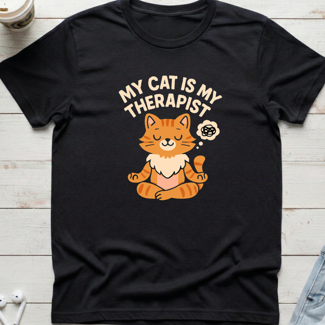 Cat Therapist Tee