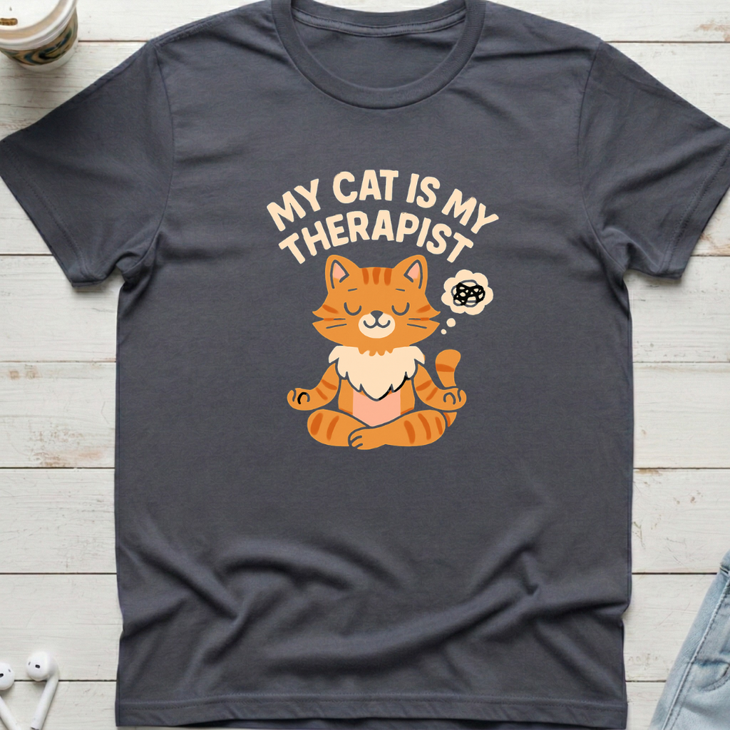 Cat Therapist Tee