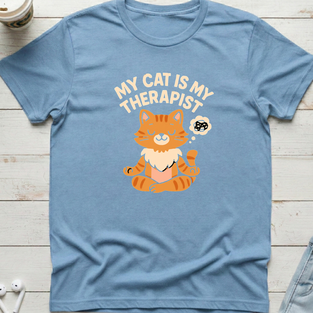 Cat Therapist Tee