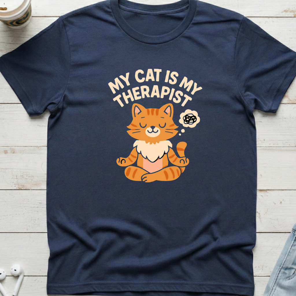 Cat Therapist Tee