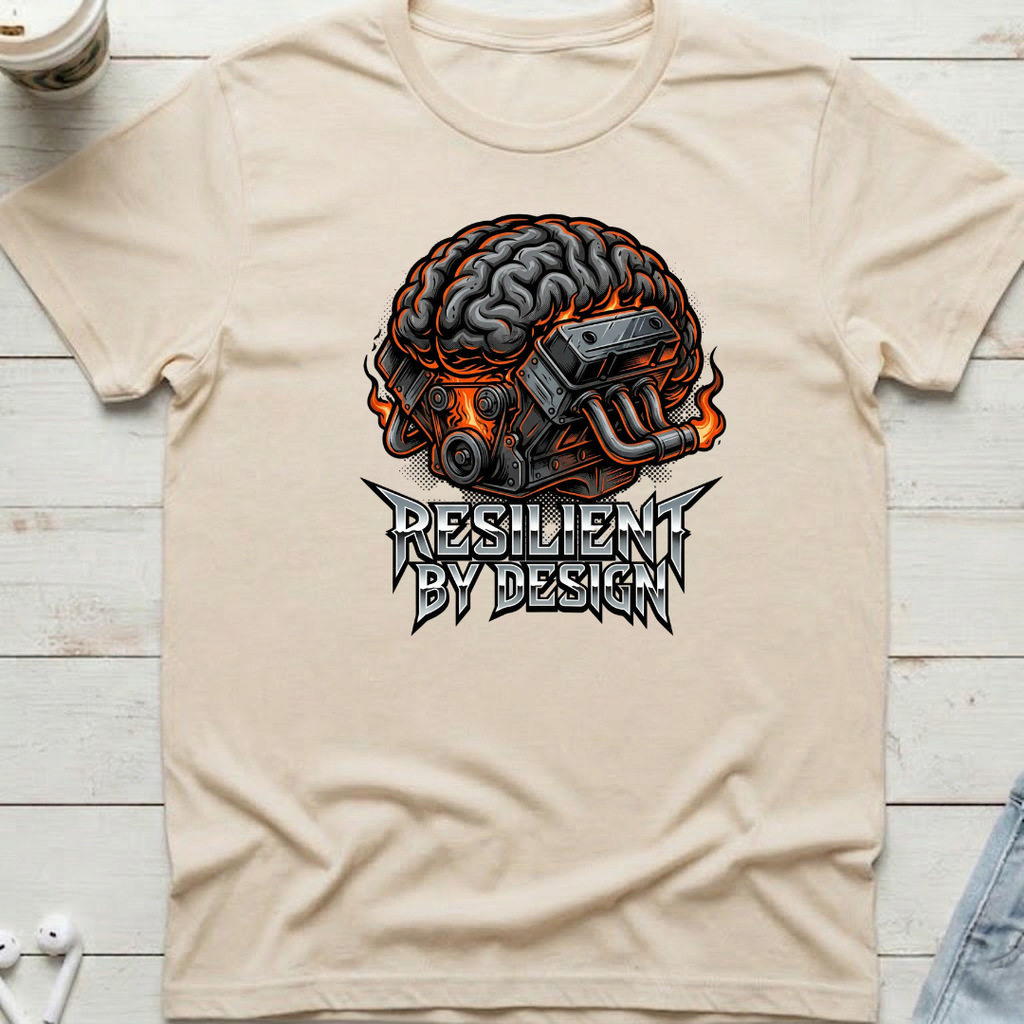 Resilient Engine Brain Tee