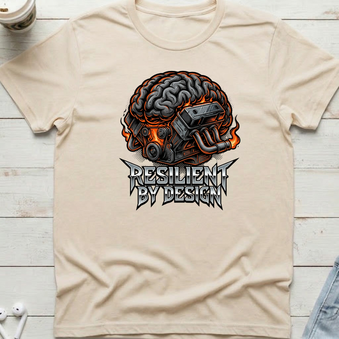 Resilient Engine Brain Tee
