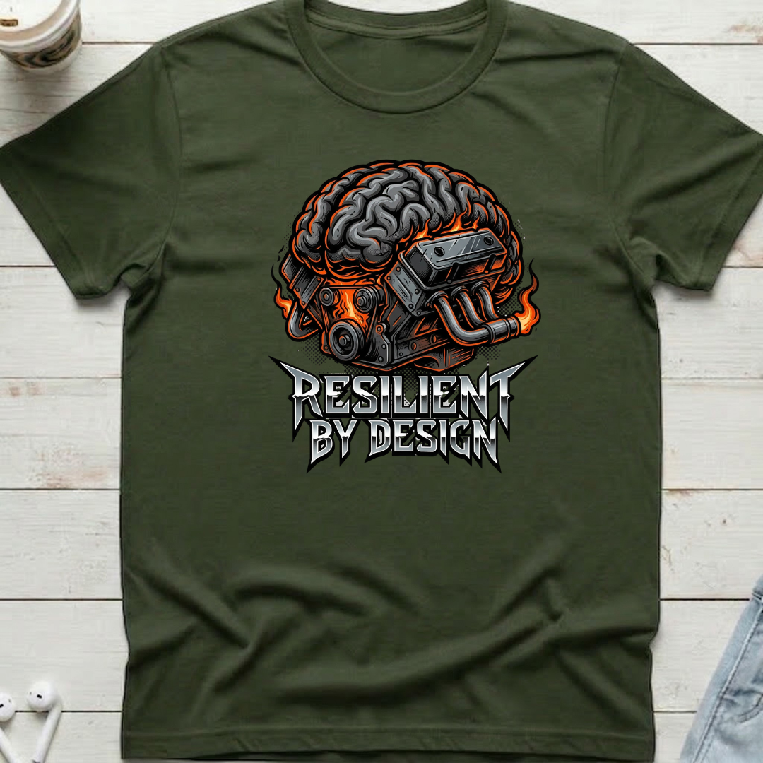 Resilient Engine Brain Tee