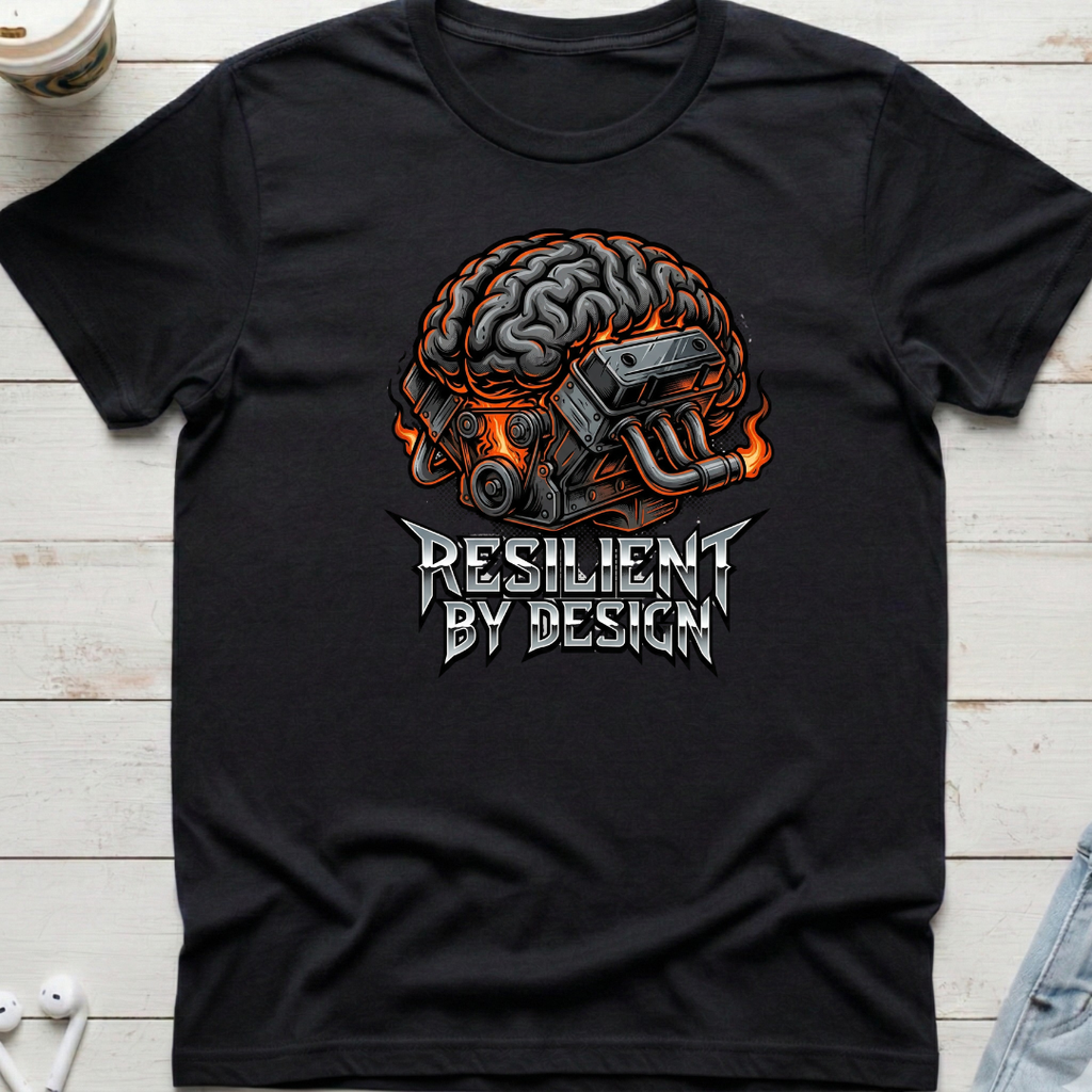 Resilient Engine Brain Tee