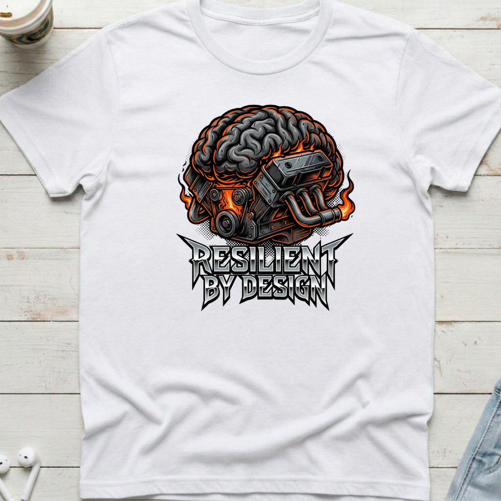 Resilient Engine Brain Tee