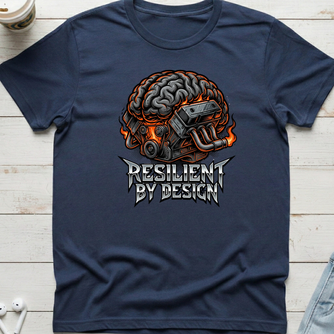 Resilient Engine Brain Tee