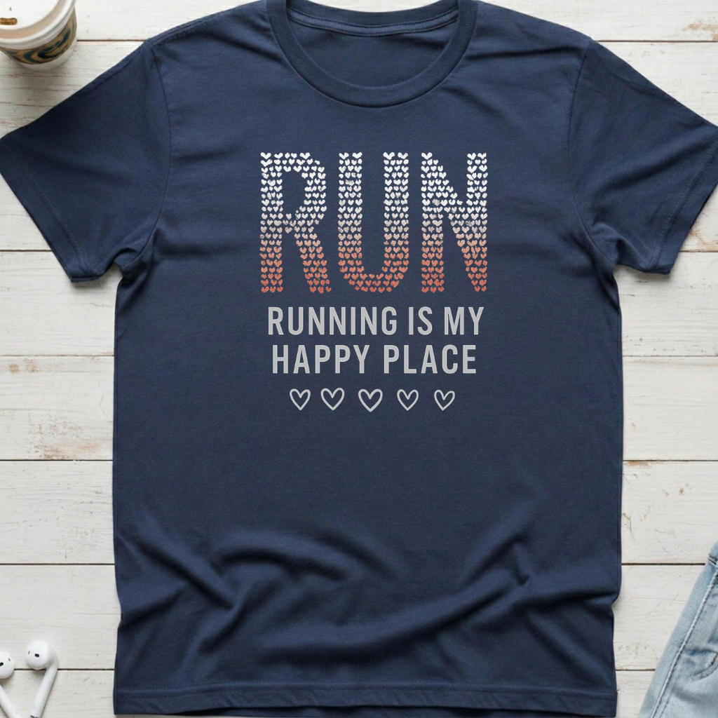 Run My Happy Place Tee