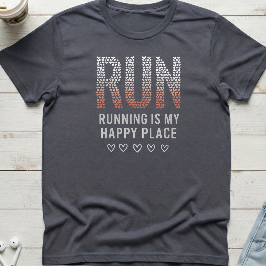 Run My Happy Place Tee