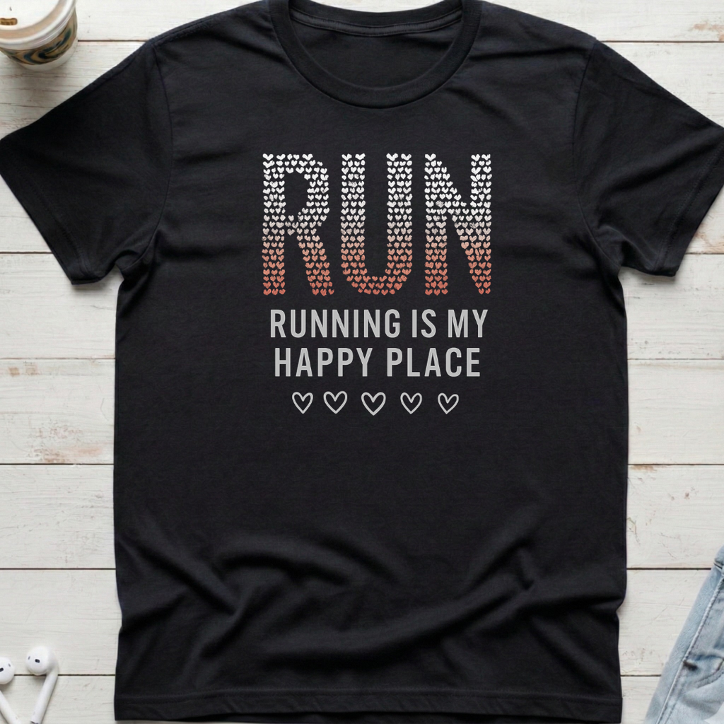 Run My Happy Place Tee