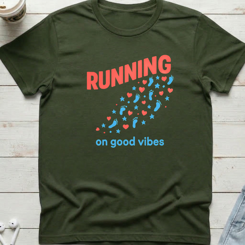 Running Good Vibes Tee