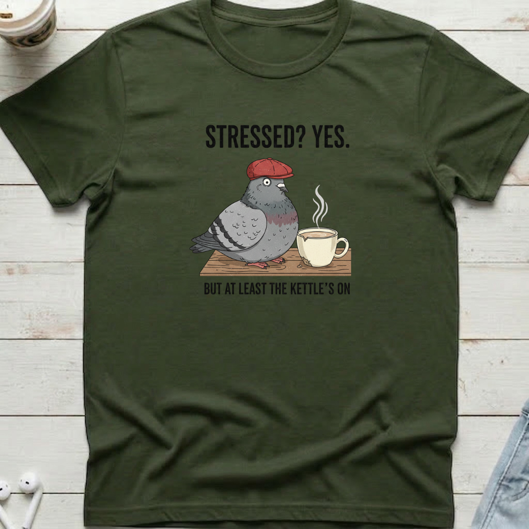 Stressed Pigeon Tee
