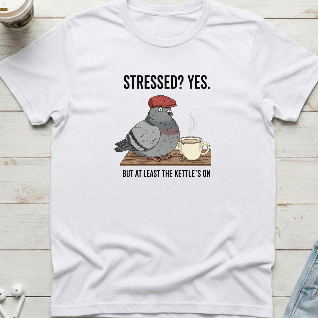 Stressed Pigeon Tee