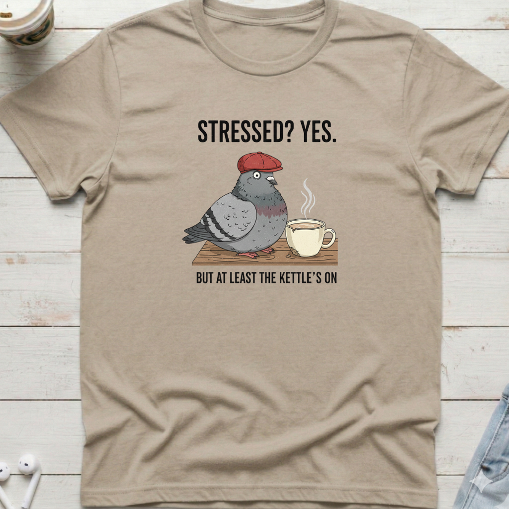 Stressed Pigeon Tee