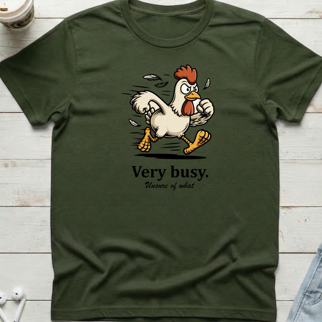 Very Busy Chicken Tee