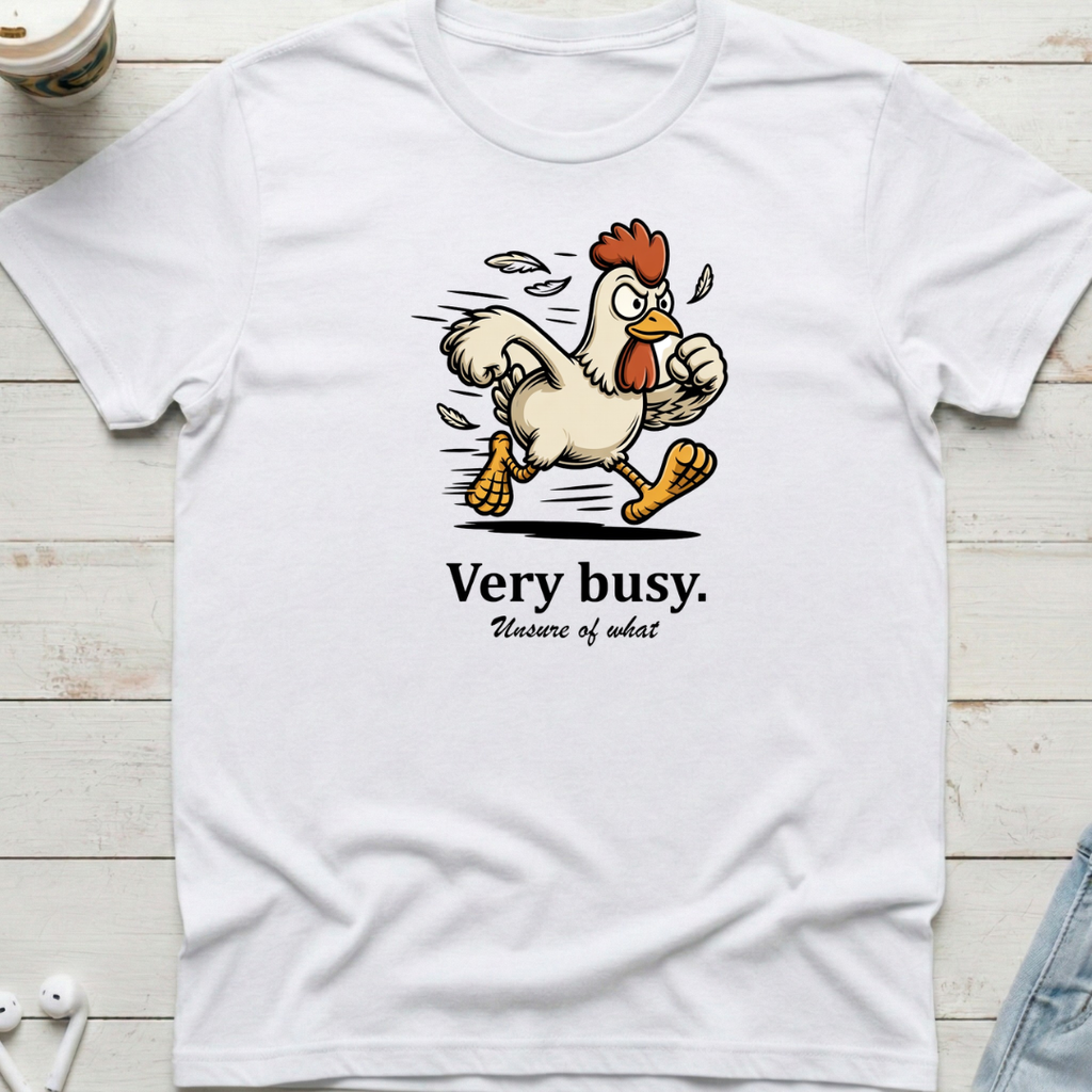 Very Busy Chicken Tee