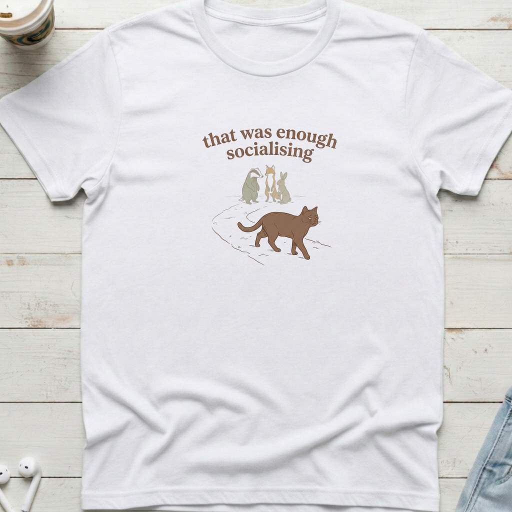 Introvert Cat Tee