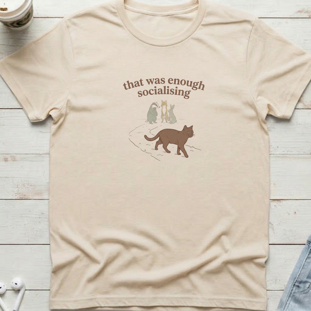 Introvert Cat Tee