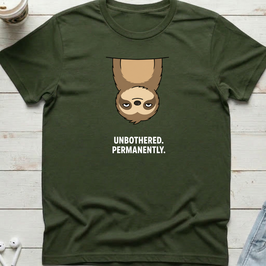 Unbothered Sloth Tee