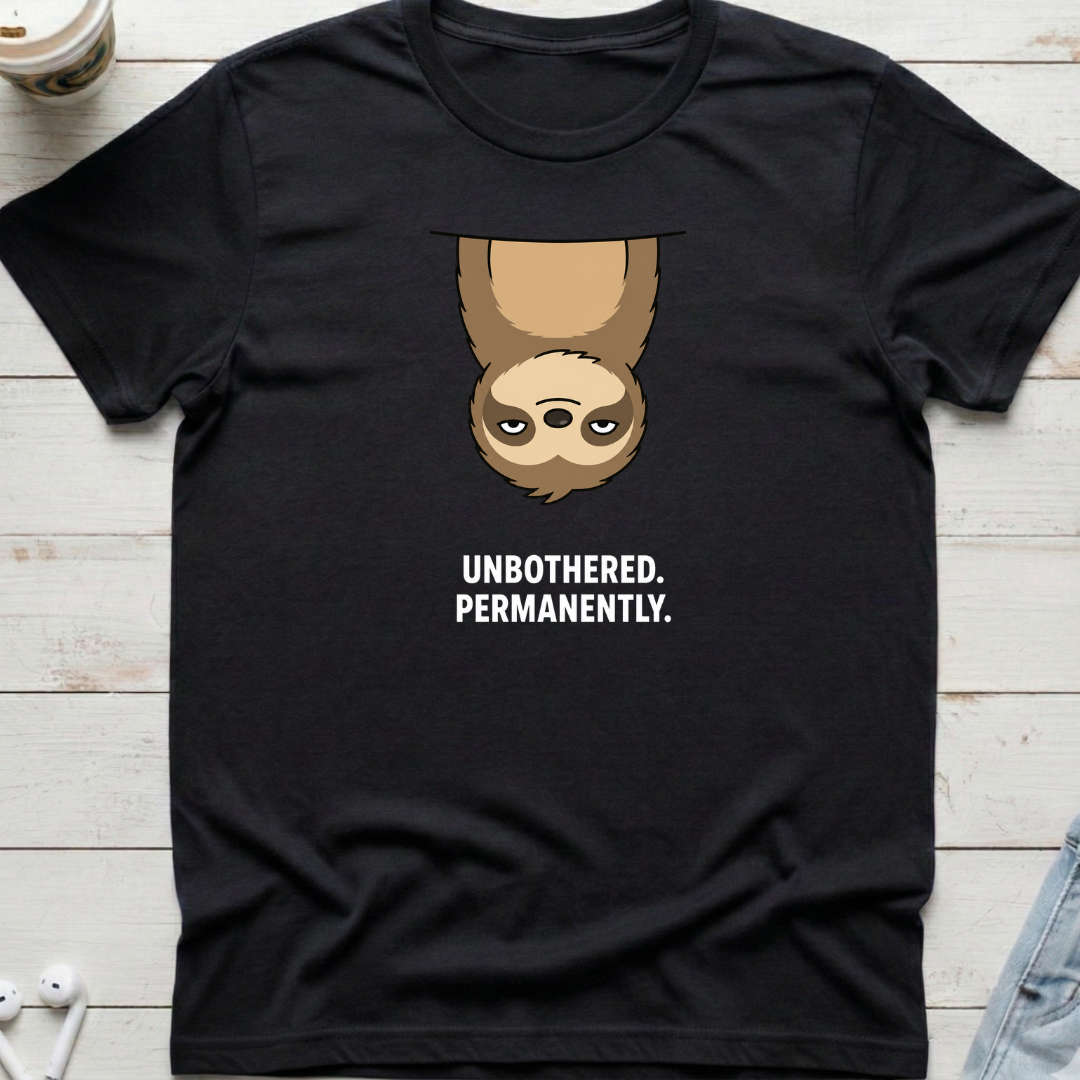 Unbothered Sloth Tee