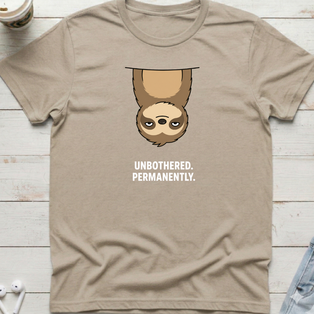 Unbothered Sloth Tee