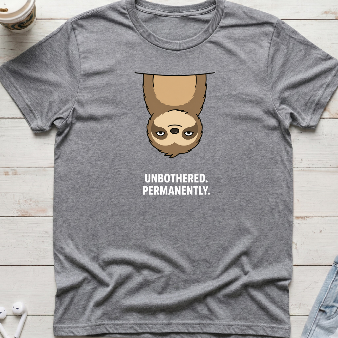 Unbothered Sloth Tee