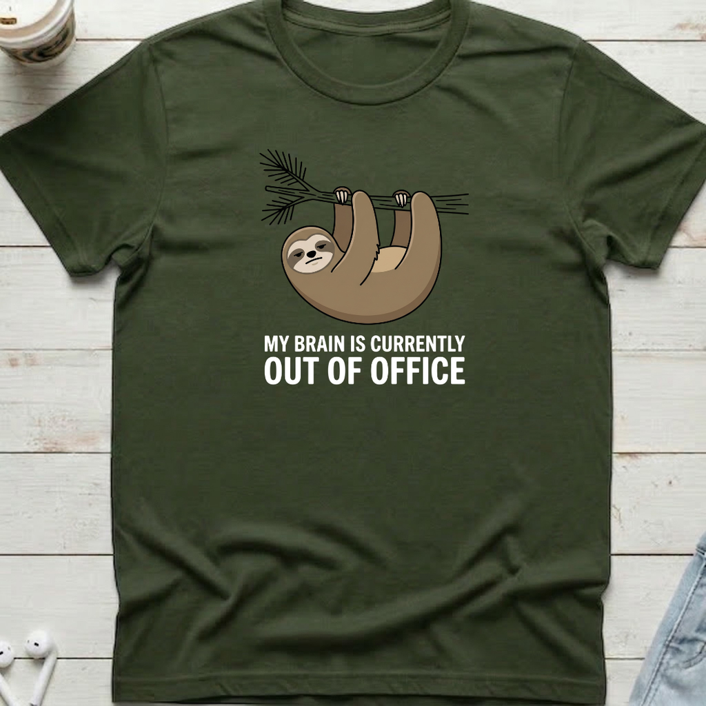Out Of Office Sloth Tee