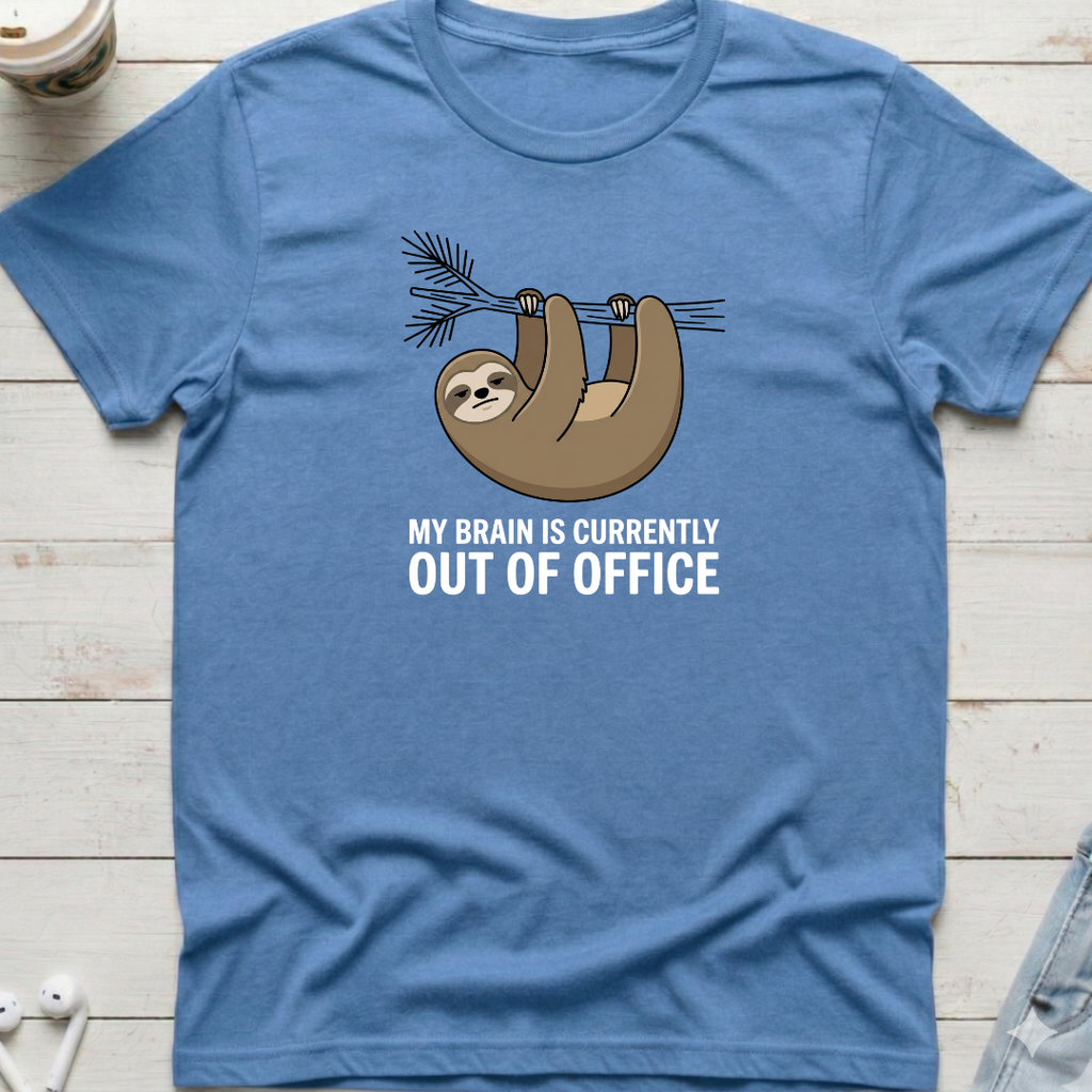 Out Of Office Sloth Tee