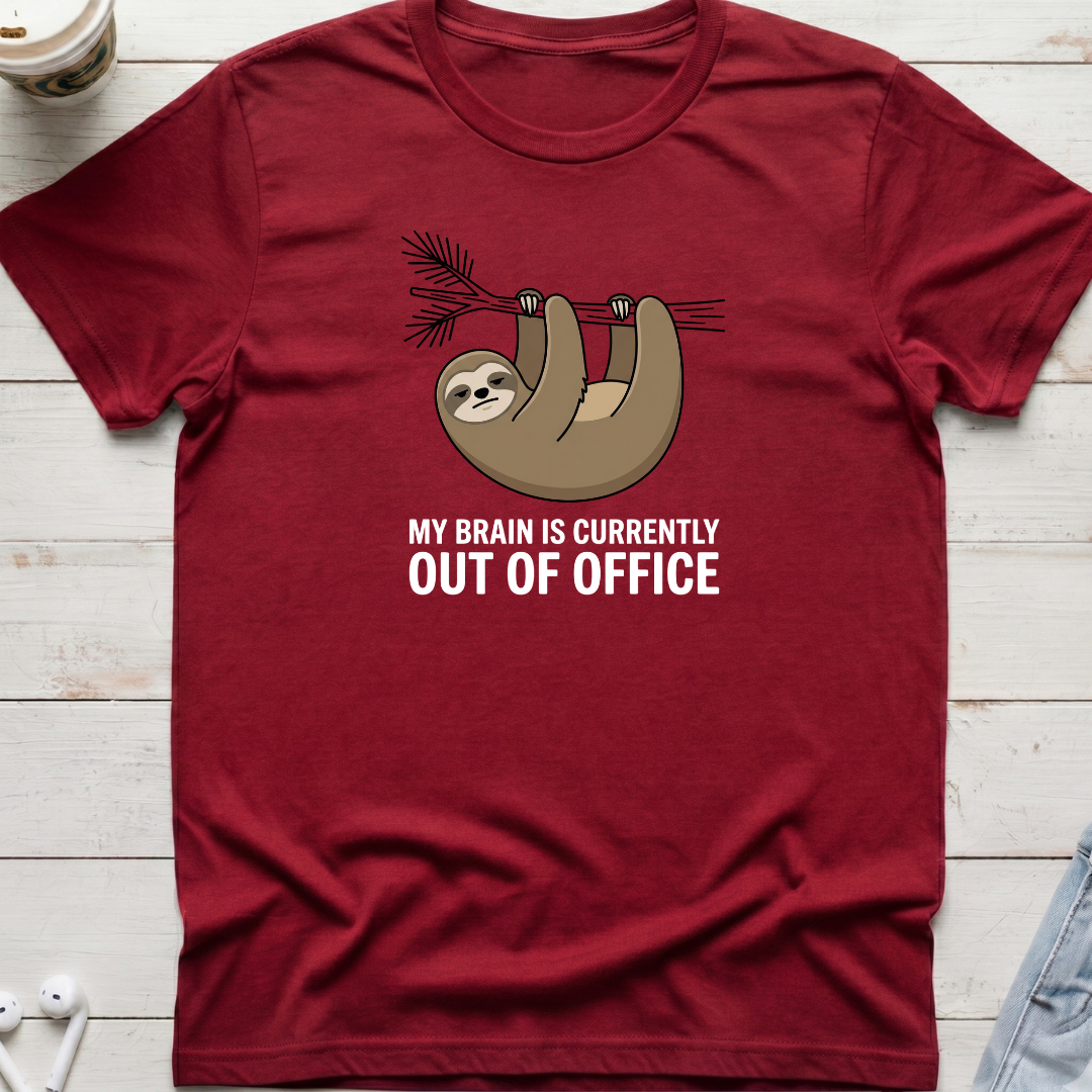 Out Of Office Sloth Tee