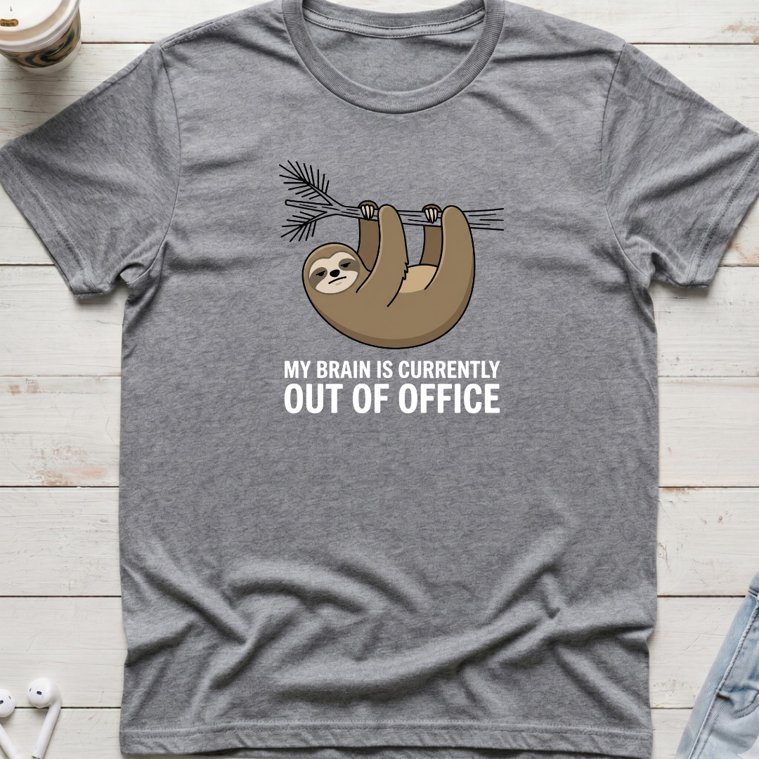 Out Of Office Sloth Tee