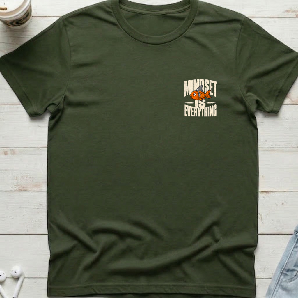 Mindset  Is Everything Pocket Tee
