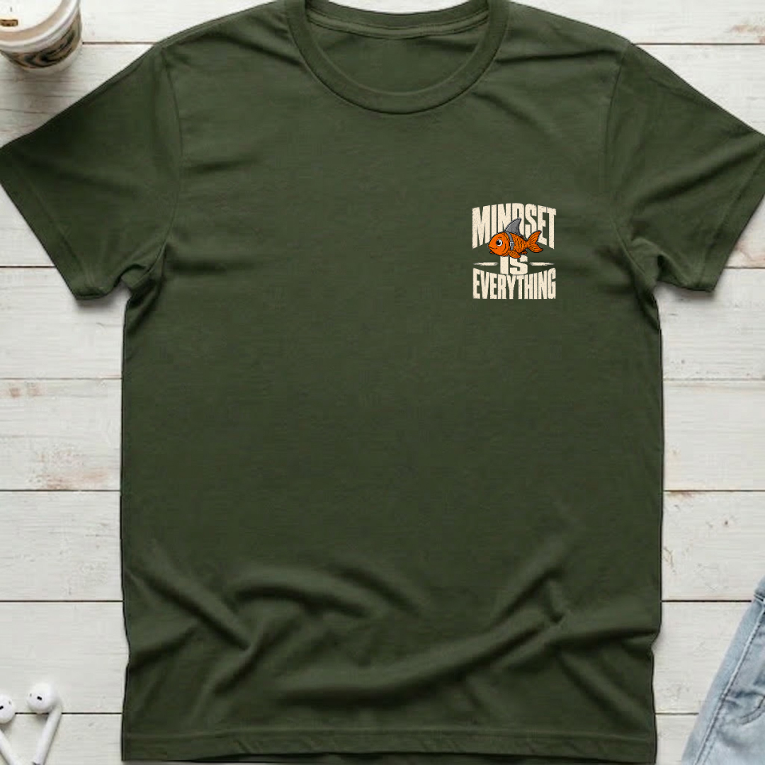 Mindset  Is Everything Pocket Tee