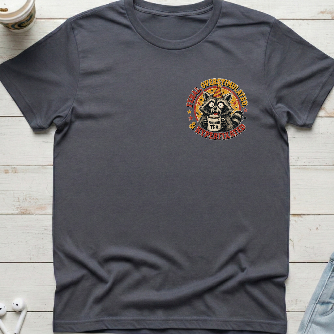 Raccoon ADHD Pocket Tee