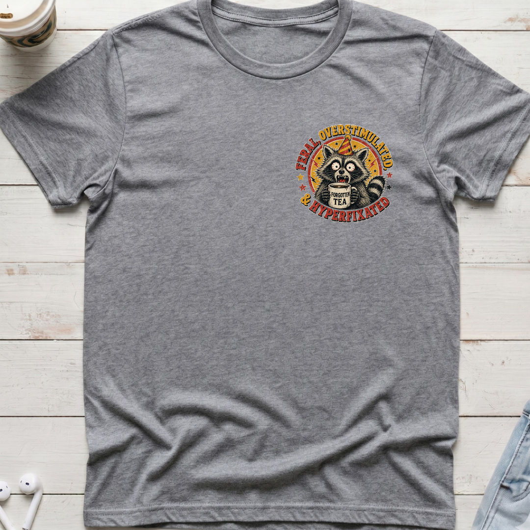 Raccoon ADHD Pocket Tee