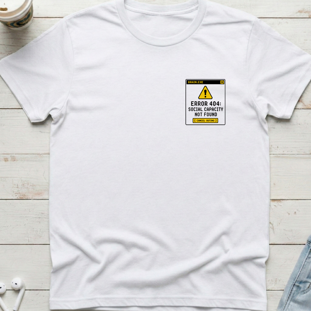 Social Error 404 Pocket Tee