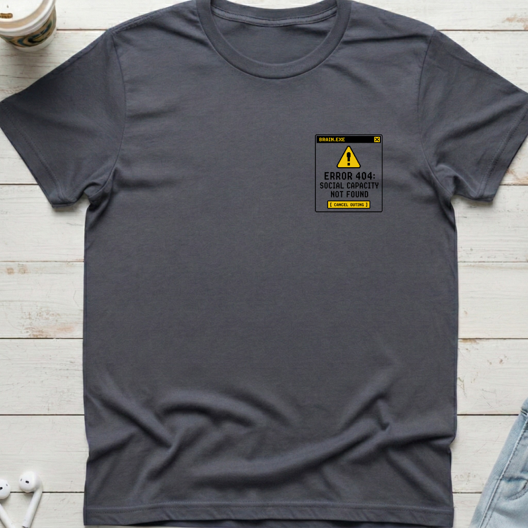 Social Error 404 Pocket Tee