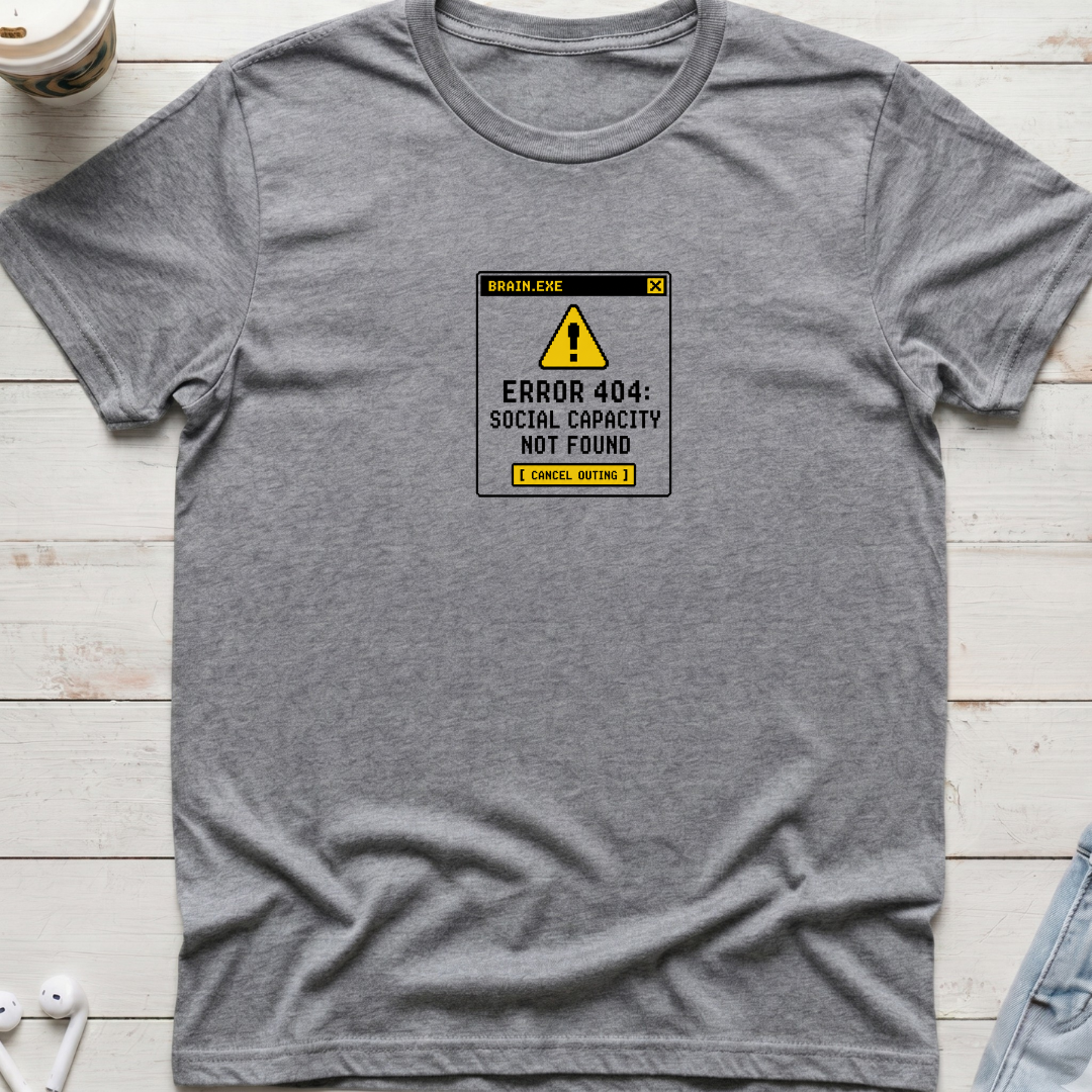 Error 404 Social Capacity Tee